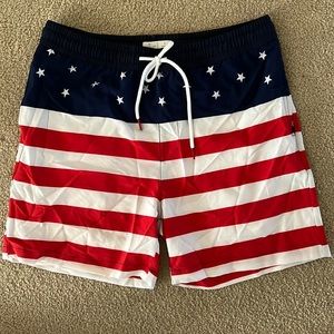 American flag board shorts size Small
